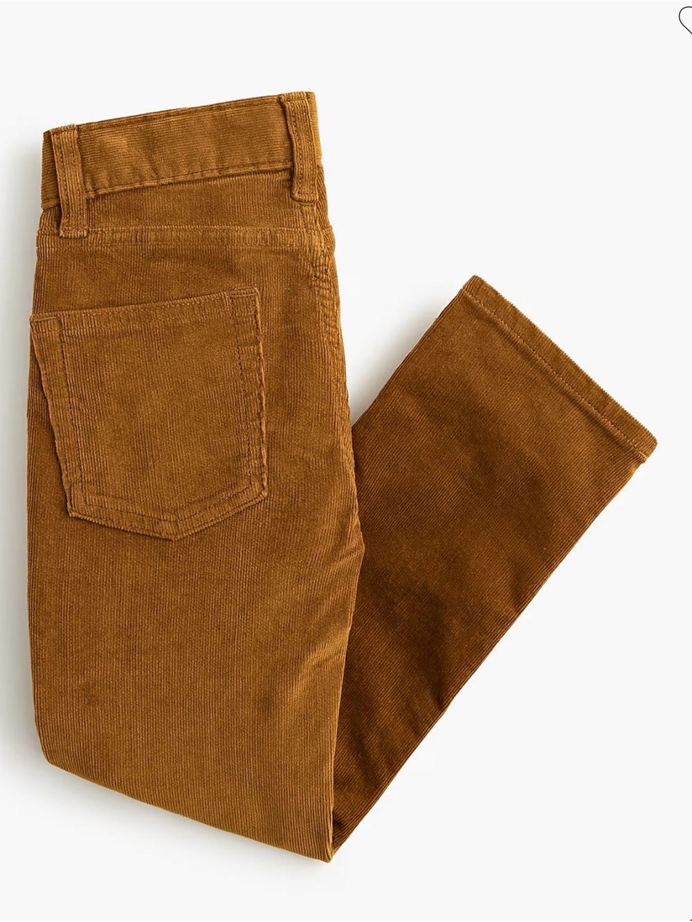 Crewcuts Kids Corduroy Pants in Chestnut Brown unisex - Picture 2 of 4